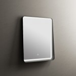 LED Mirror 750x1200mm Black